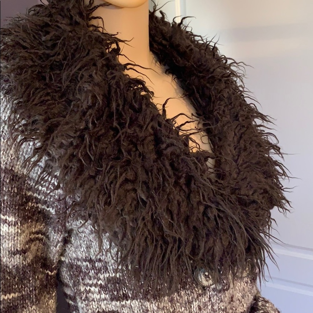 Wrap around sweater
